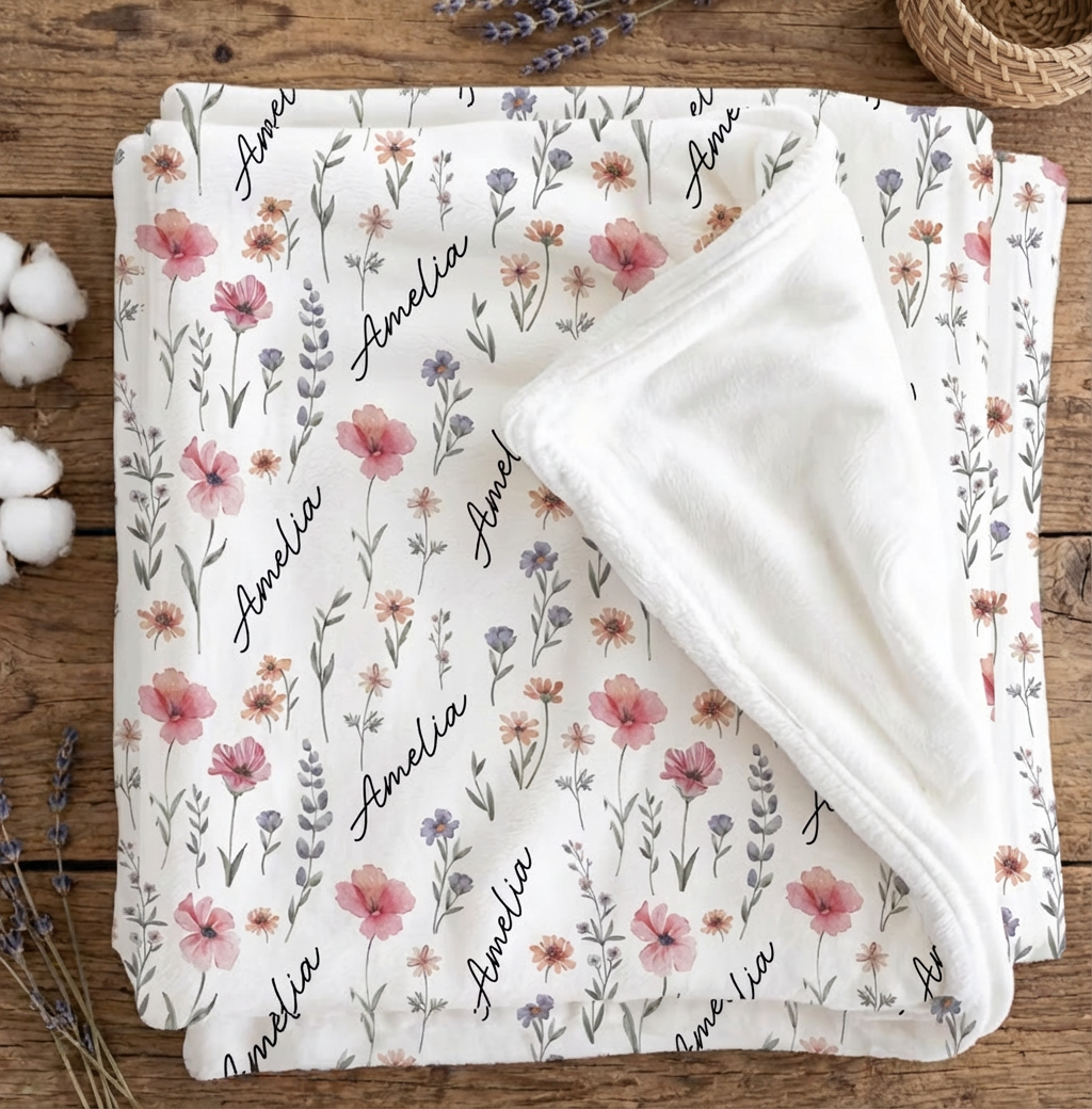 Personalized Baby Name Blanket
