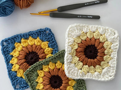 Crochet Sunflower sling bag