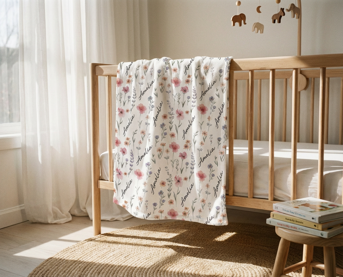 Personalized Baby Name Blanket