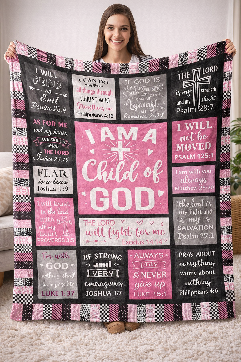 Faith & Comfort Blanket - A Daily Reminder of God’s Love, Peace & Protection