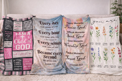 Faith & Comfort Blanket - A Daily Reminder of God’s Love, Peace & Protection