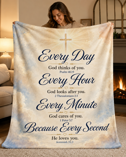 Faith & Comfort Blanket - A Daily Reminder of God’s Love, Peace & Protection