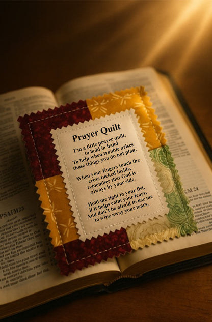Prayer Hug™ Pocket Quilt – a four-inch hug from God