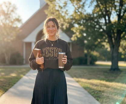 Jesus Loves You Sweatshirt | Cute Christian Gift for Her