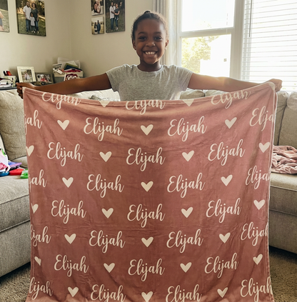 Personalized Baby Name Blanket