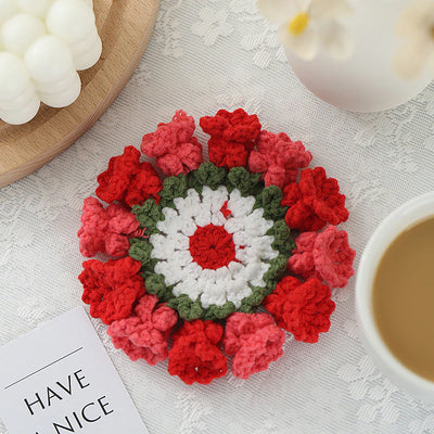 Cozy Crochet Flower Coaster