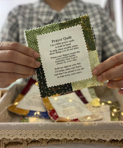 Prayer Hug™ Pocket Quilt – a four-inch hug from God