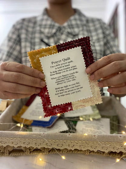 Prayer Hug™ Pocket Quilt – a four-inch hug from God