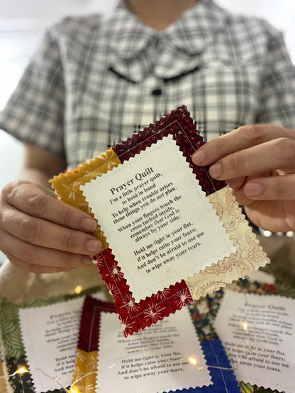 Prayer Hug™ Pocket Quilt – a four-inch hug from God